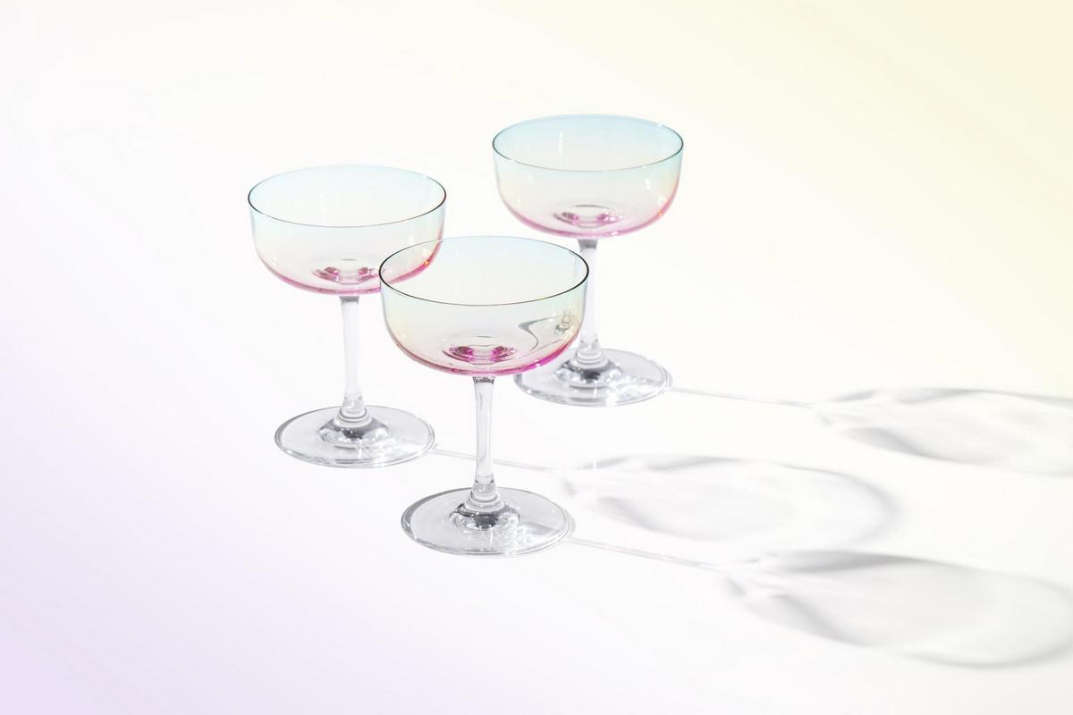 SEKTSCHALEN / DESSERTSCHALEN Like Glass Pearl 100 ml 2er Set - Multicolor, Glas (0.1L) - like.Villeroy & Boch