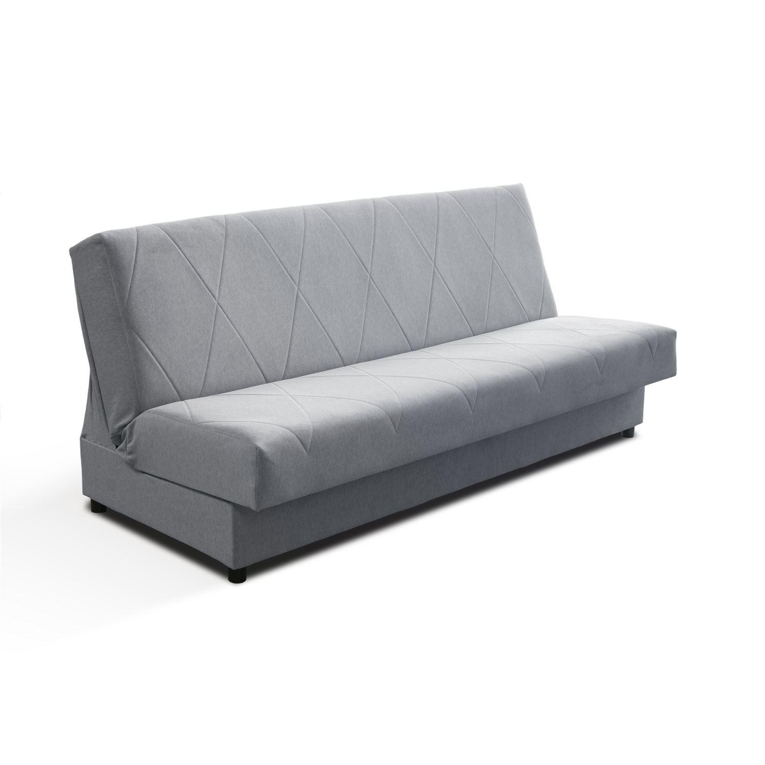 SCHLAFSOFA VERO mit Schlaffunktion Castel 91 - Grau, Textil (191/88/90cm) - Lookway