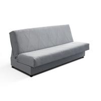 SCHLAFSOFA VERO mit Schlaffunktion Castel 91 - Grau, Textil (191/88/90cm) - Lookway