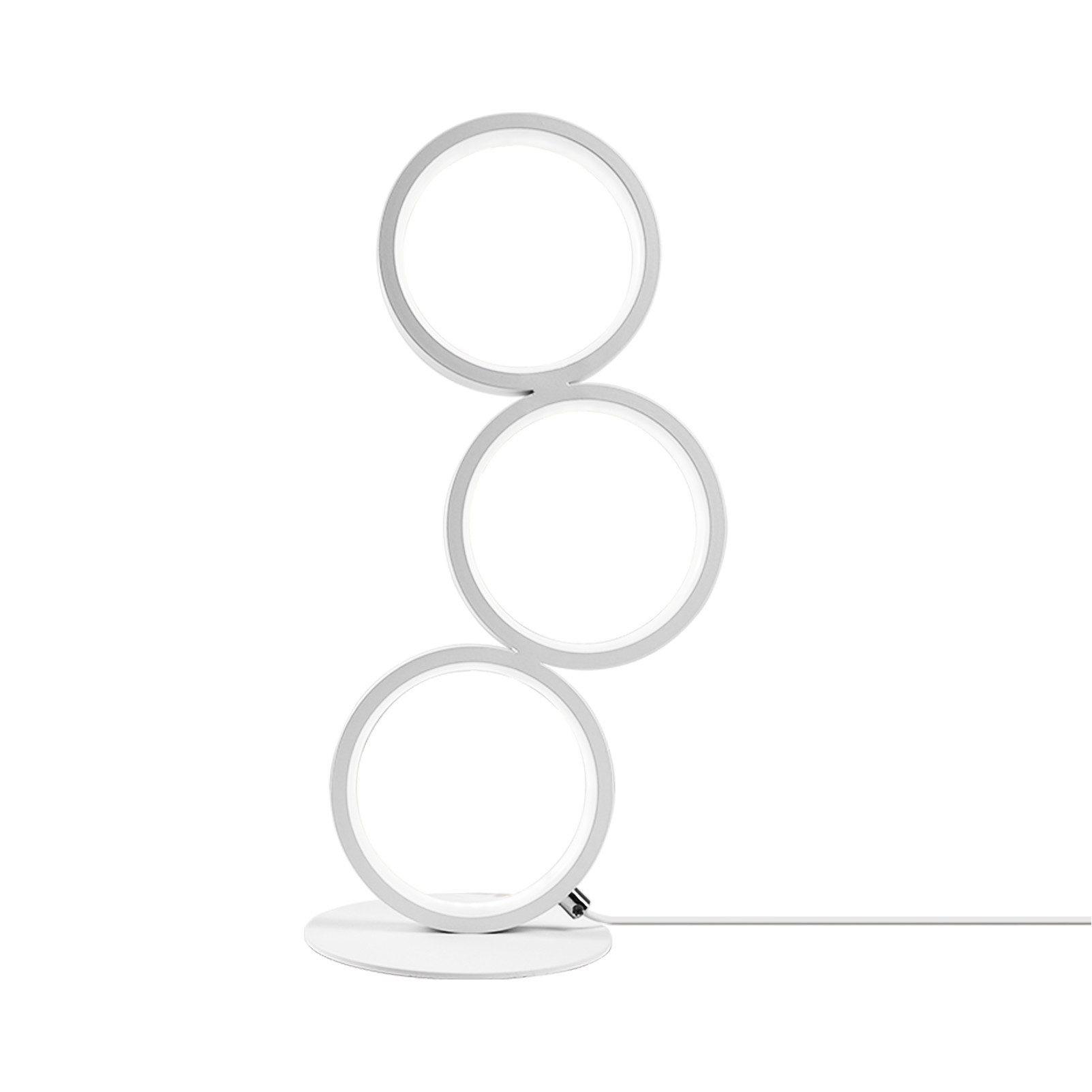 LED-TISCHLEUCHTE Chemnitz 14/14/38 cm - Weiß, Metall (14/14/38cm) - Nettlife