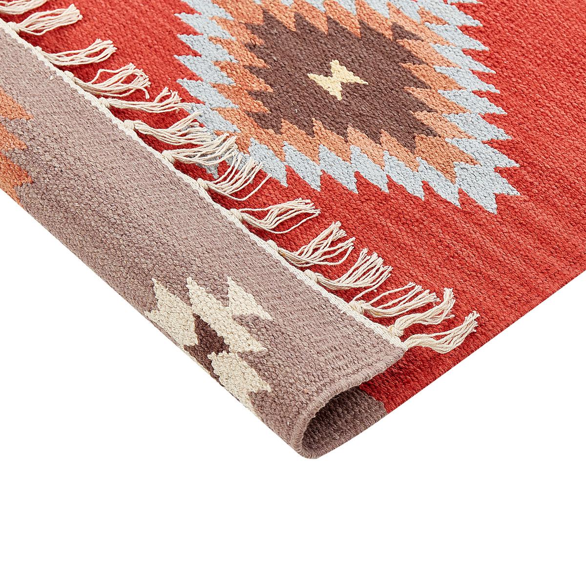 KELIM-TEPPICH Lorut 300/80 cm - Multicolor, Textil (80/300cm) - Beliani