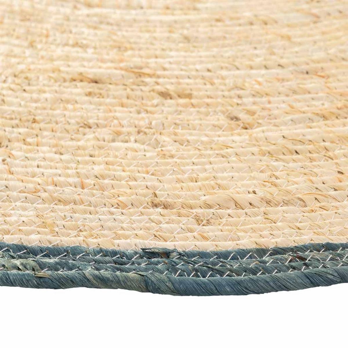 JUTETEPPICH rund, braun, D120x1 cm - Blaugrau/Naturfarben, Naturmaterialien (120/120cm) - Wanderlust