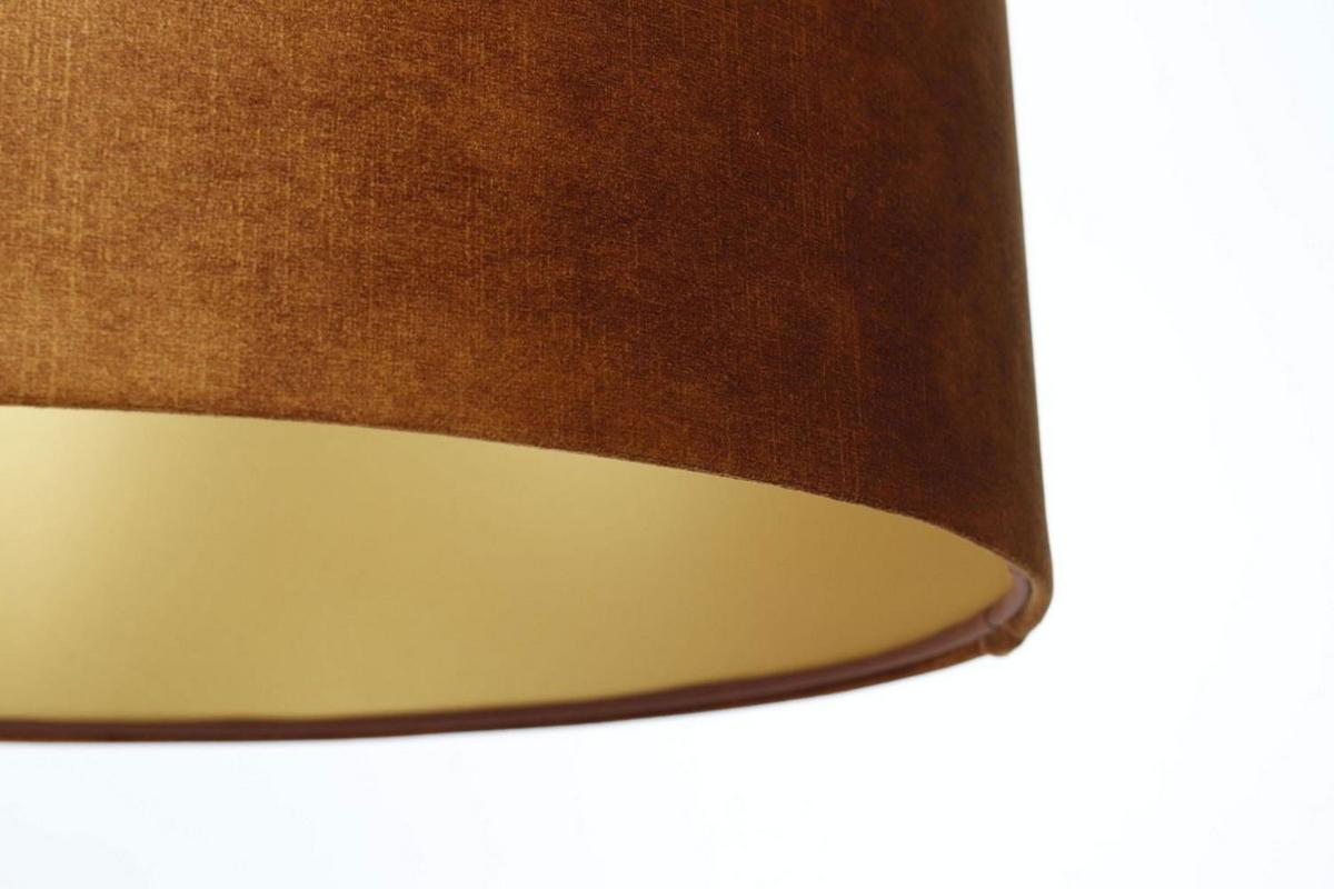 HÄNGELEUCHTE Gold 40/20 cm - Goldfarben/Braun, Kunststoff (40/0.4/20cm) - ONZENO