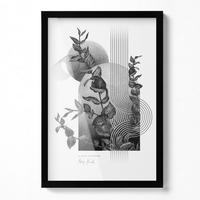 BILDERRAHMEN - Schwarz, Kunststoff (40/60/1.5cm) - Wallfluent