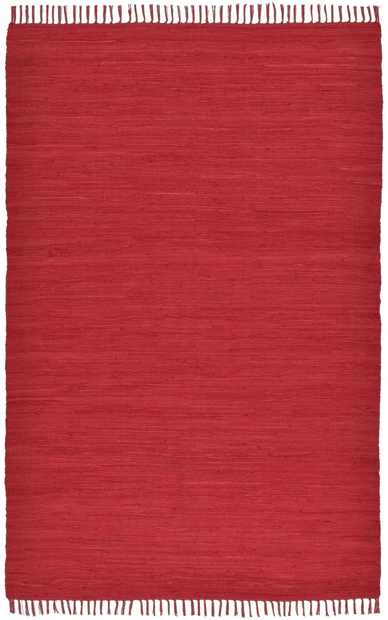 FLECKERLTEPPICH Chindi 120x180 cm - Rot, Textil (120/180cm) - Rug and Roll