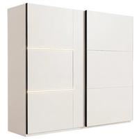 SCHWEBETÜRENSCHRANK Travis mit 2 Türen und LED-Beleuchtung, 250 cm, Kaschmir - Kaschmir, Holzwerkstoff (250/215/65cm) - Beautysofa