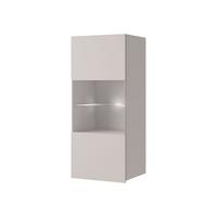 HÄNGEVITRINE Calabrini 05 mit weißer LED Beleuchtung - Kaschmir, Holzwerkstoff (45/117/32cm) - MIRJAN24