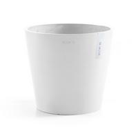 BLUMENTOPF Amsterdam 30/25,4 cm Weiß - Weiß, Kunststoff (30/25.4cm) - Ecopots