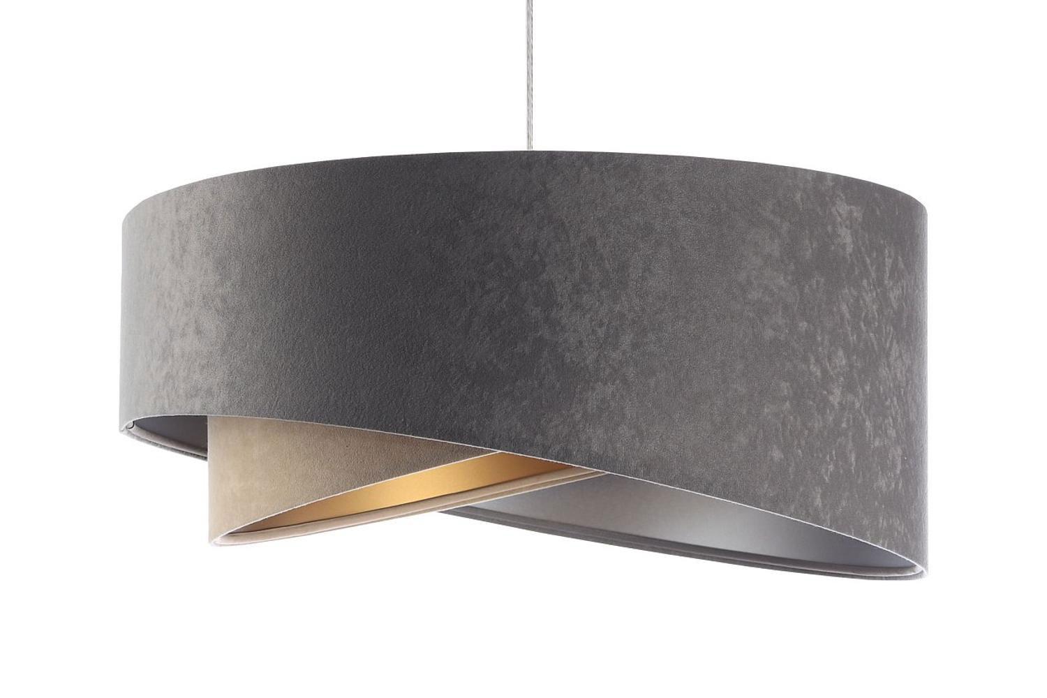 HÄNGELEUCHTE Grau 50/23 cm - Beige, Kunststoff (50/1.3/23cm) - ONZENO