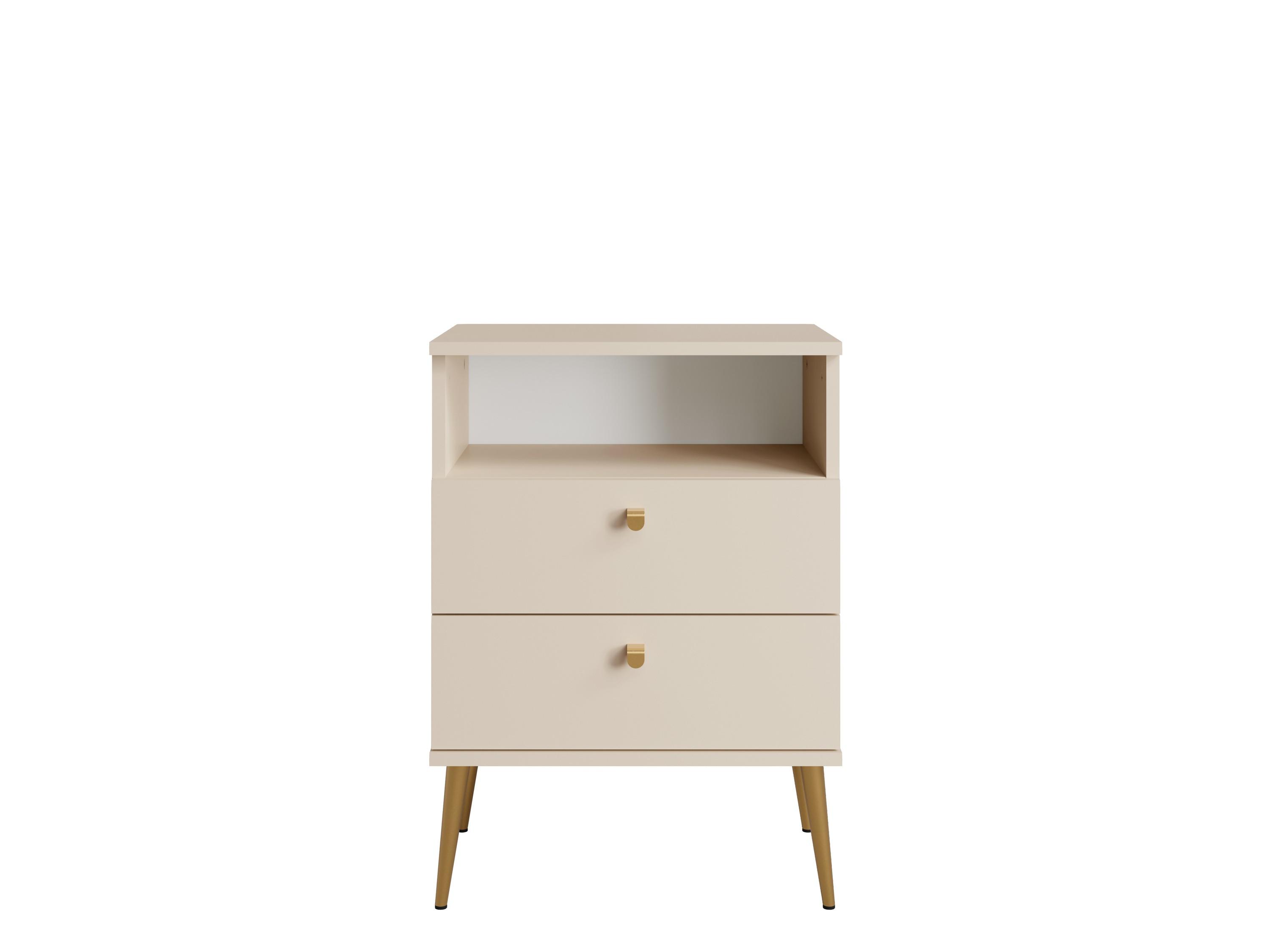NACHTTISCH Beige 50/69,5/33,9 - Beige, Holzwerkstoff (50/70/34cm) - RAUMHIRSCH FURNITURE