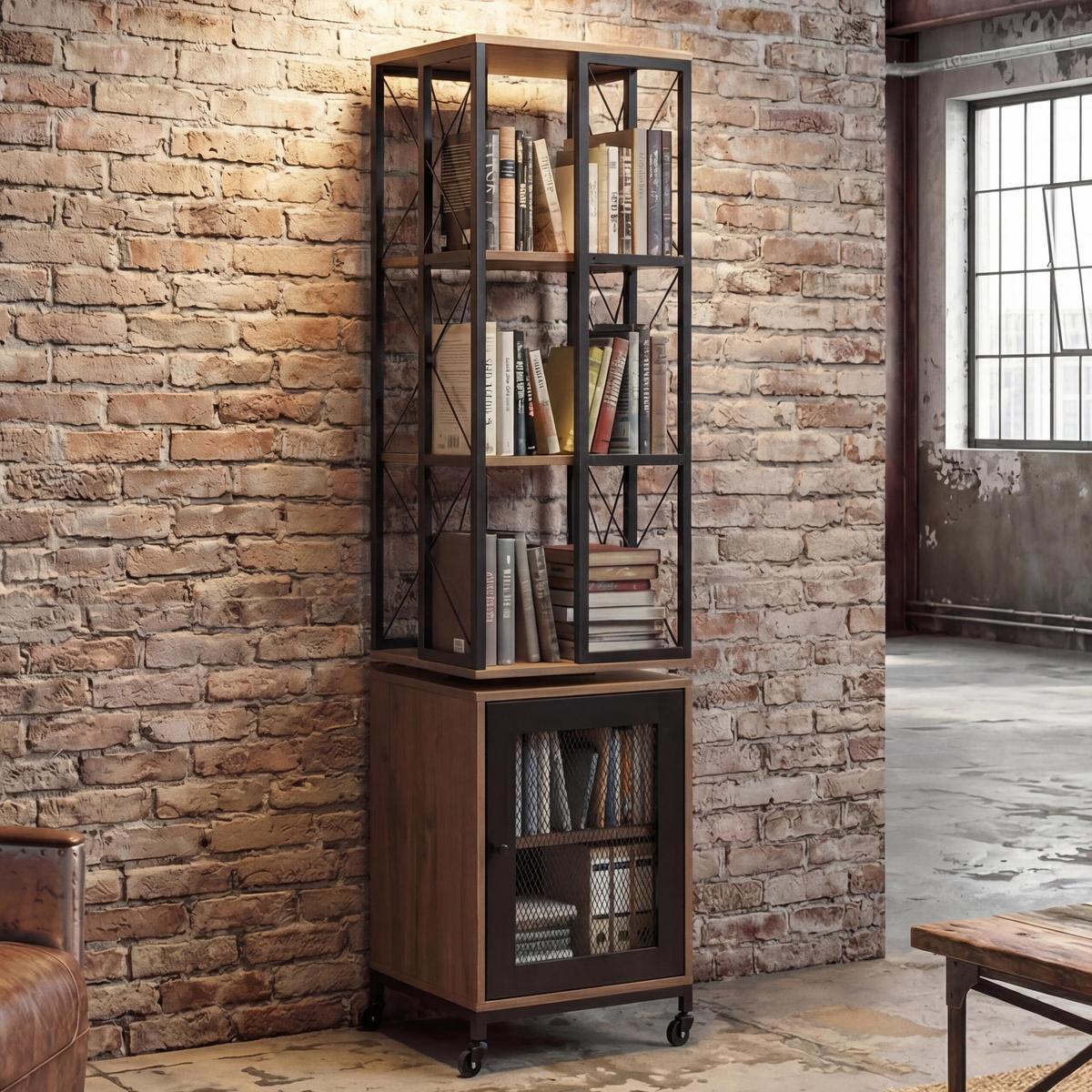 BÜCHERREGAL Braun - Braun, Holz (40/162/42cm) - MCW