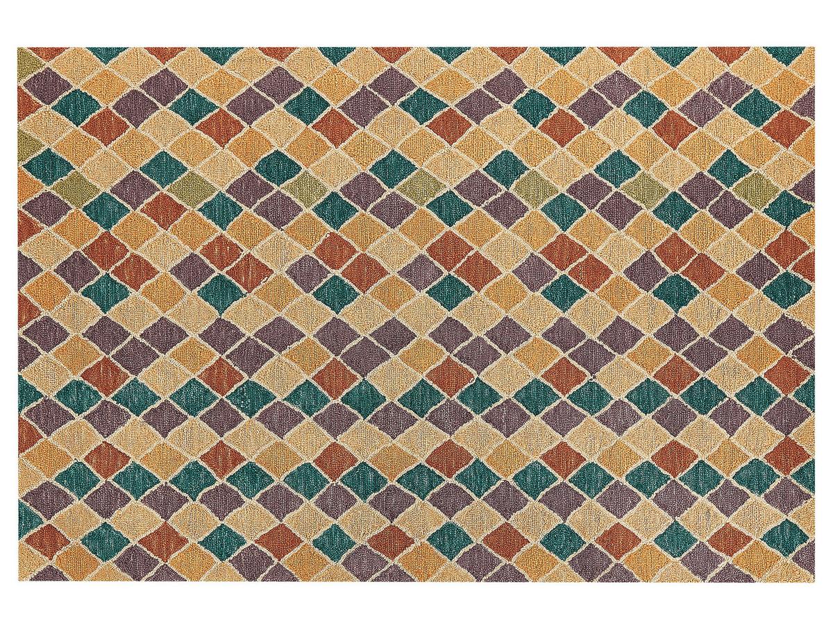 KURZFLOR-TEPPICH Keskin 230/160 cm - Multicolor, Textil (160/230cm) - Beliani