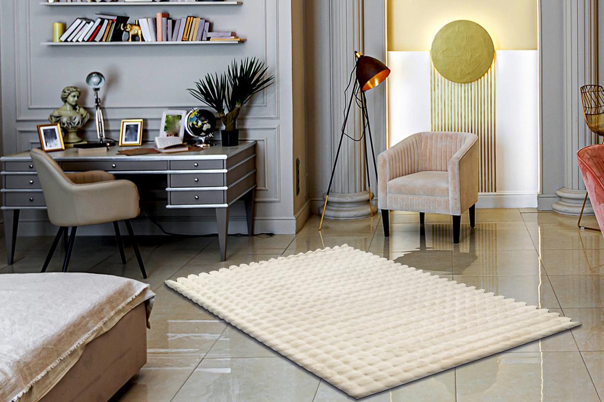 TEPPICH Bubble 80/150 cm - Beige, Textil (80/150cm) - rugsX