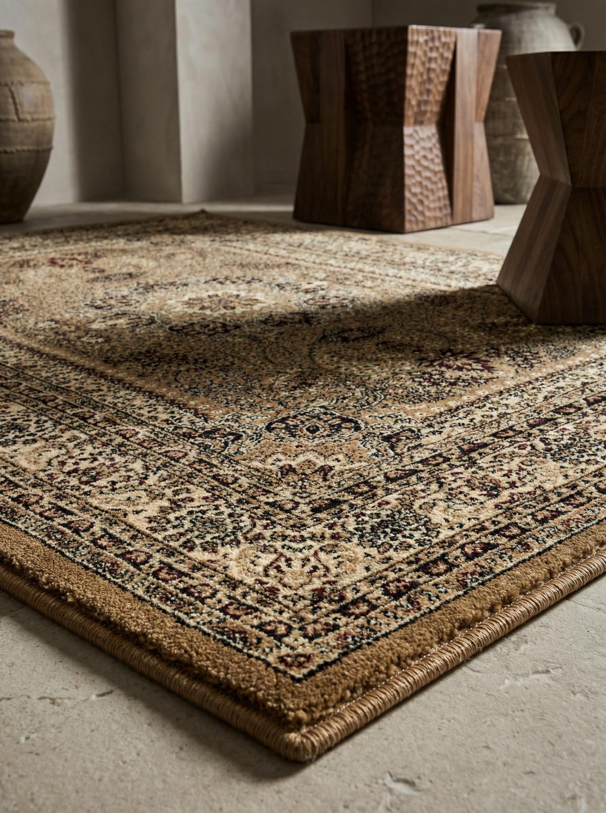 TEPPICH Kurzflor TANNHEIM in Beige, orientalisch, 120 x 170 cm - Beige, Textil (170/120cm) - KADIMA DESIGN