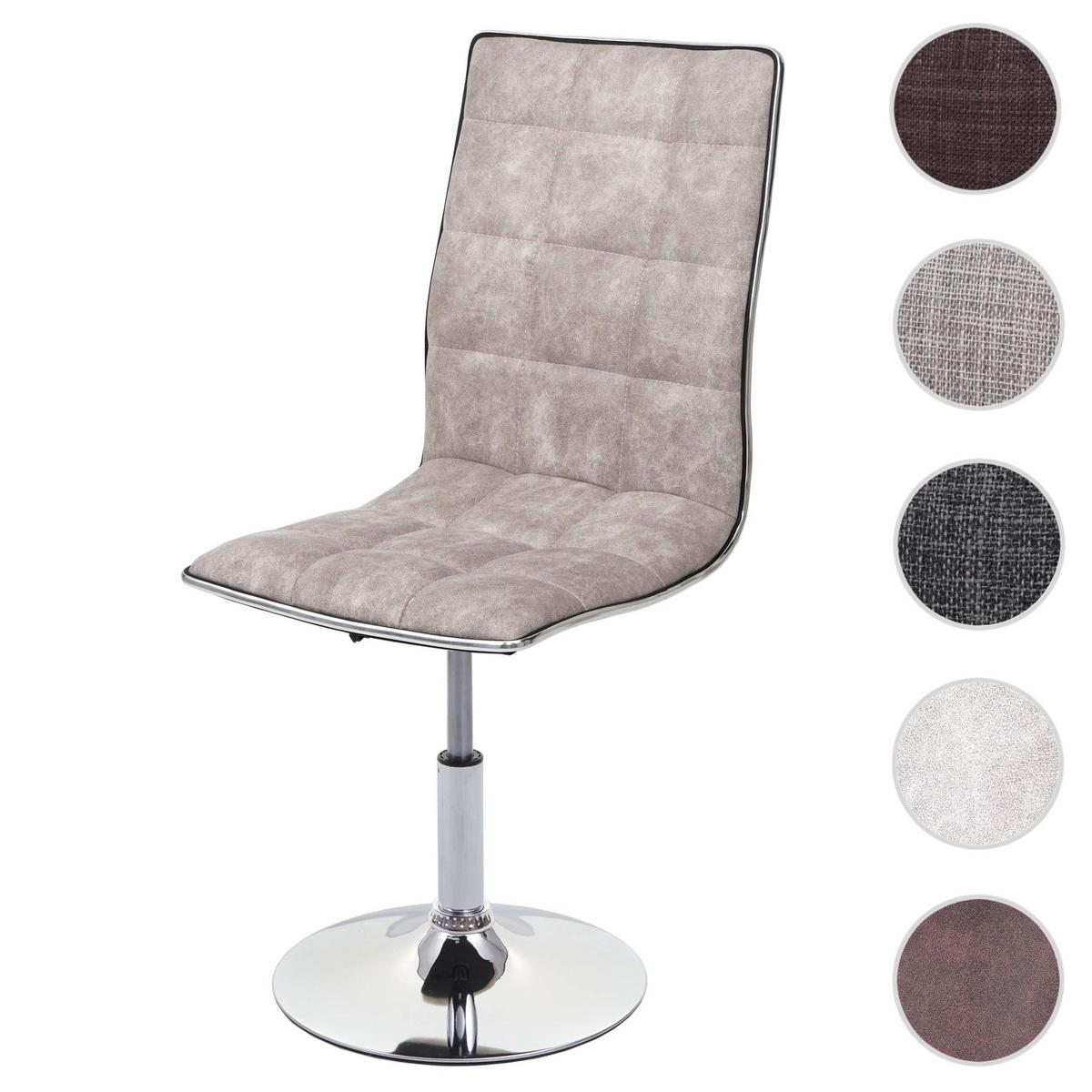 ESSZIMMERSTUHL Hellgrau - Hellgrau/Grau, Textil (43/103/54cm) - MCW