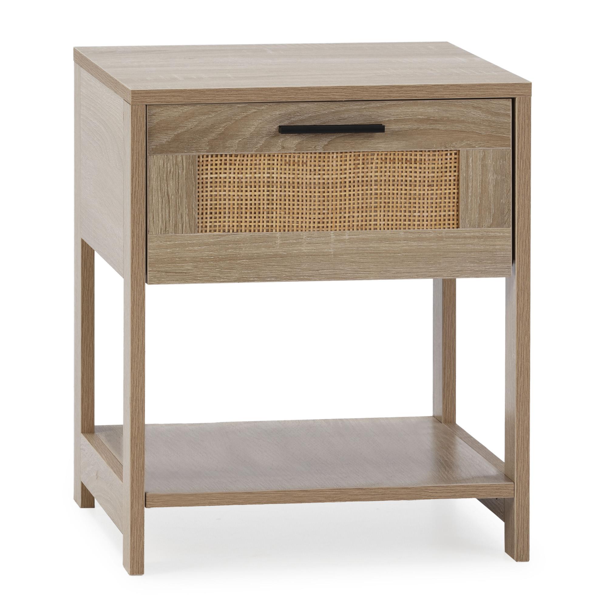NACHTTISCH Dalia 1 Schublade - Eichefarben, Holz/Holzwerkstoff (40/48/40cm) - VS Venta-stock