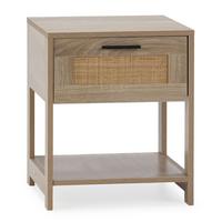 NACHTTISCH Dalia 1 Schublade - Eichefarben, Holz/Holzwerkstoff (40/48/40cm) - VS Venta-stock