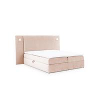 BOXBETT Marten Magic Velvet Set.1 - Hellrosa, Holzwerkstoff/Textil (120/200cm) - Fun Möbel