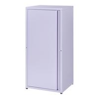AKTENSCHRANK Burlöv - Lila, Metall (40/88/35cm) - [en.casa]