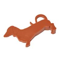 TÜRKEIL Hund - Braun, Kunststoff (15/9cm) - Homescapes