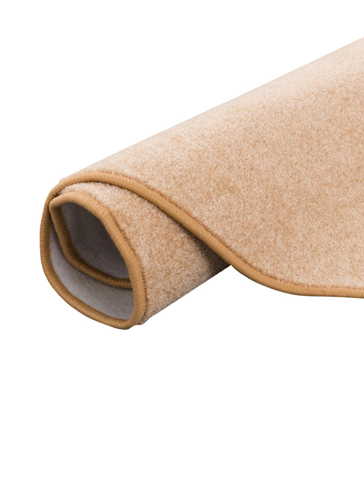 TREND VELOURS TEPPICH JOY RUND - Beige, Textil (100/100cm) - Snapstyle