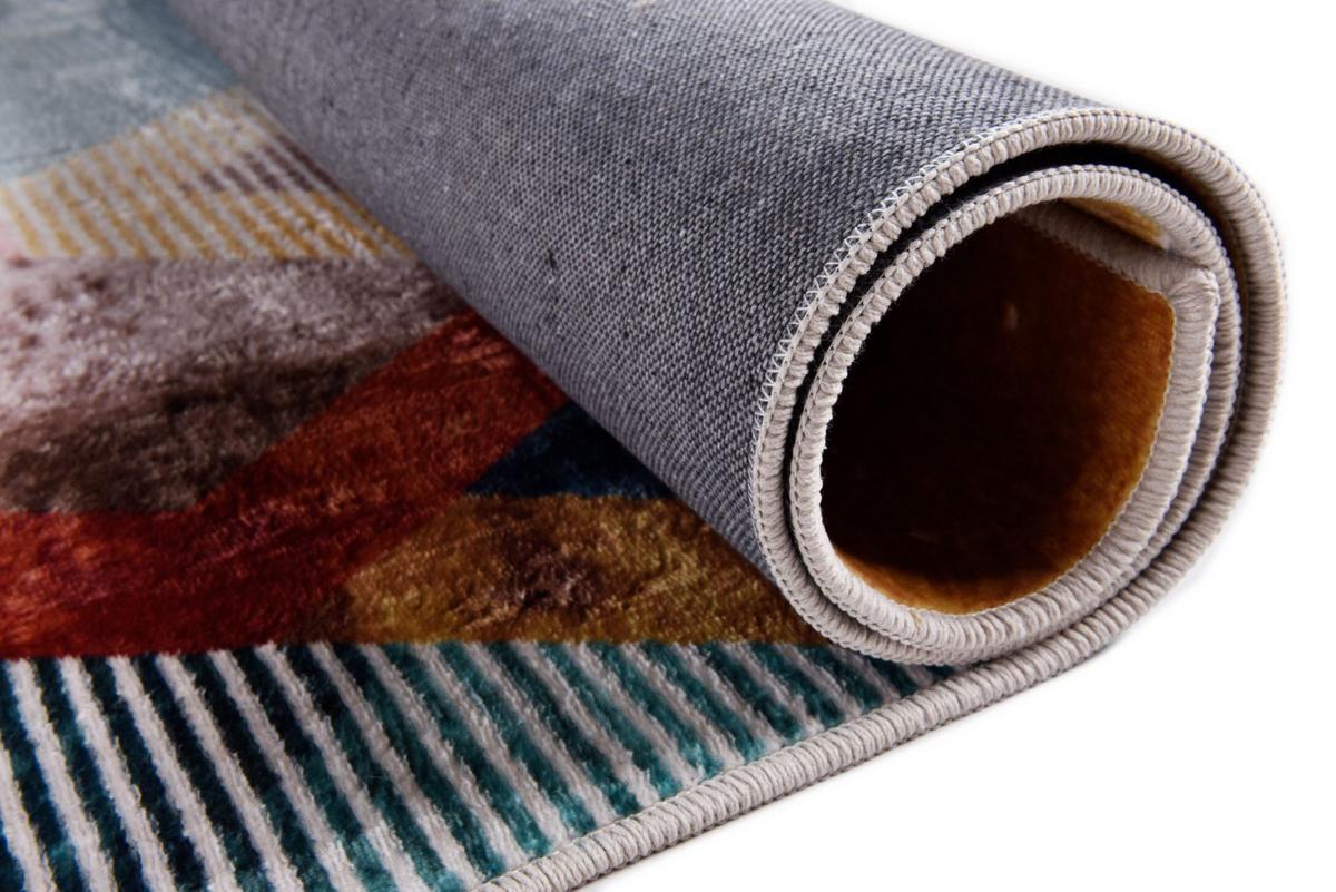 KURZFLORTEPPICH Rachele 90x160 cm - Multicolor, Textil (90/160cm) - Gino Falcone