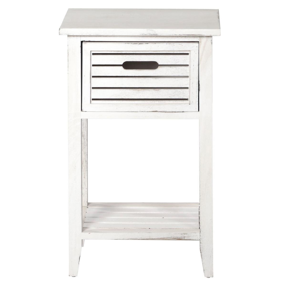 KOMMODE SCHUBLADE SHABBY-LOOK Cremeweiß - Weiß, Holz (38/61/30cm) - MCW