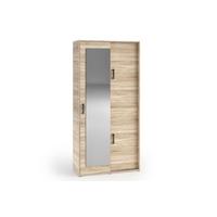 GARDEROBENSCHRANK BENVENO 100/21040 Modern Garderobenschrank Sonoma Eiche - Sonoma Eiche, Holzwerkstoff (100/210/40cm) - MASSENO