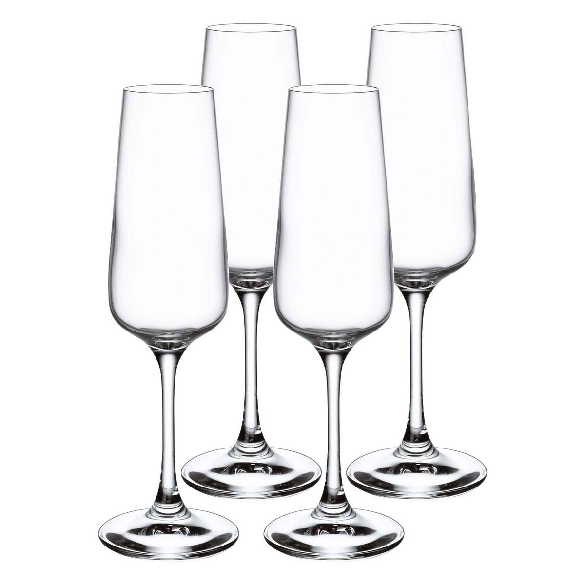 CHAMPAGNERGLÄSER Ovid transparent 250 ml 4er Set - Transparent, Glas (0.25L) - Villeroy & Boch