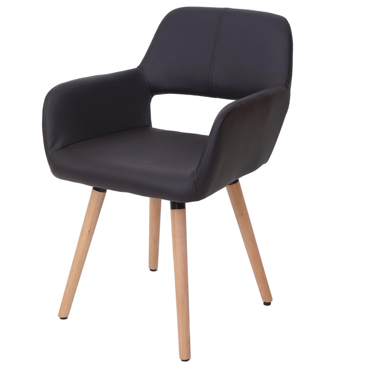 ESSZIMMERSTUHL Anthrazit 6er-Set - Anthrazit/Braun, Textil (56/78/57cm) - MCW