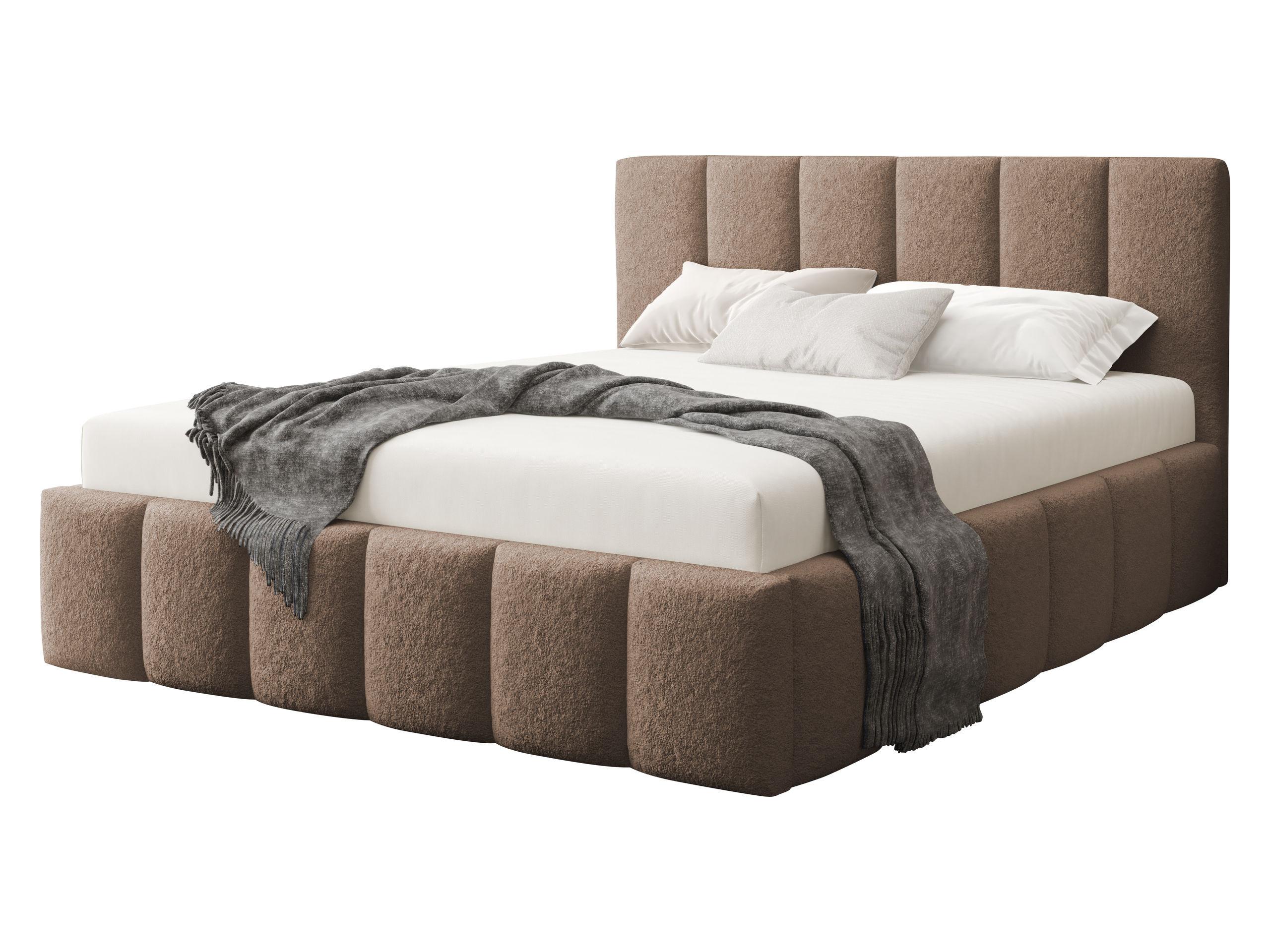 POLSTERBETT Lunaro - Braun, Holz/Textil (160/200cm) - MIRJAN24