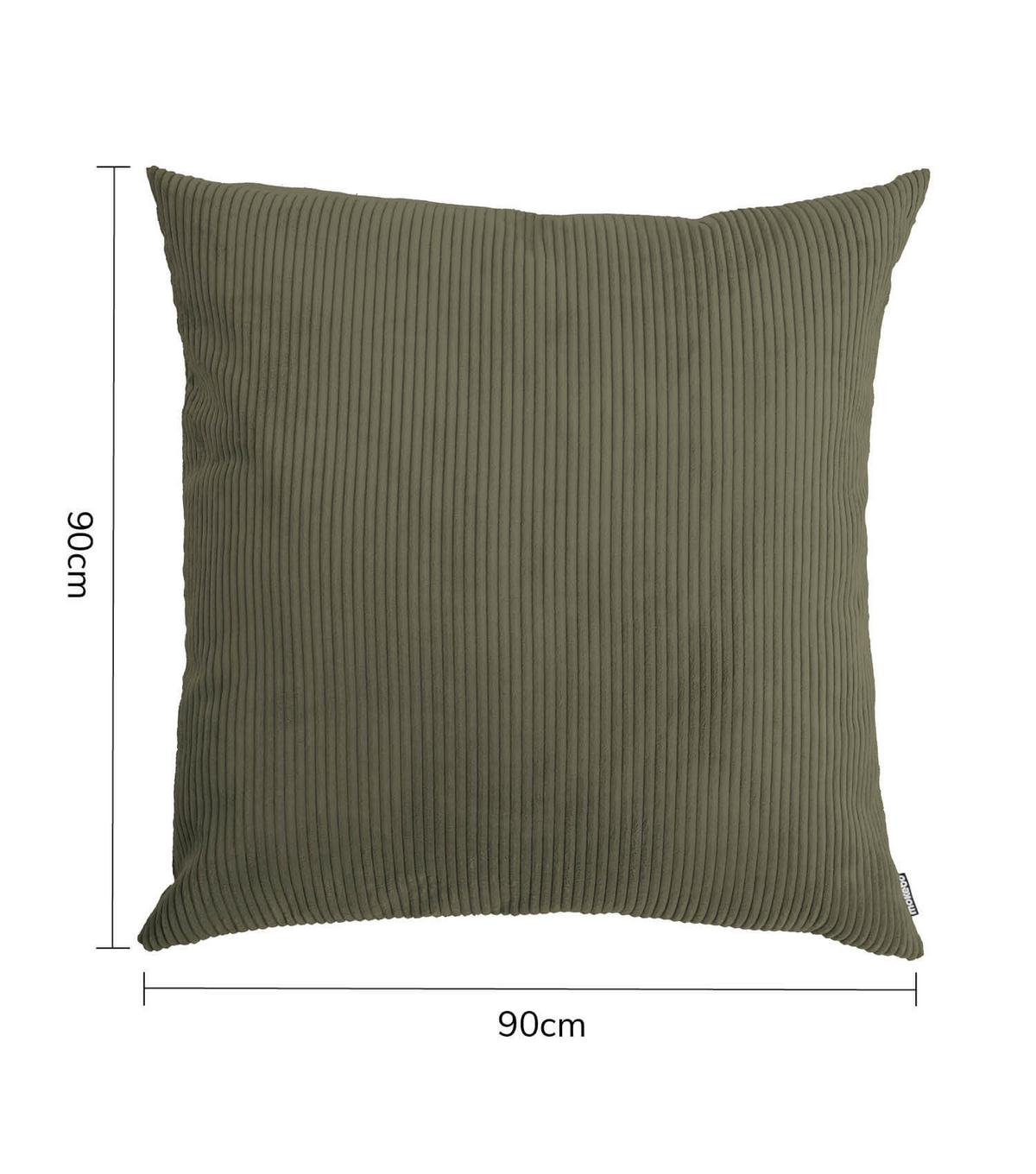 SOFAKISSEN Das Anschmiegsame - Grün, Textil (90/10cm) - Mokebo