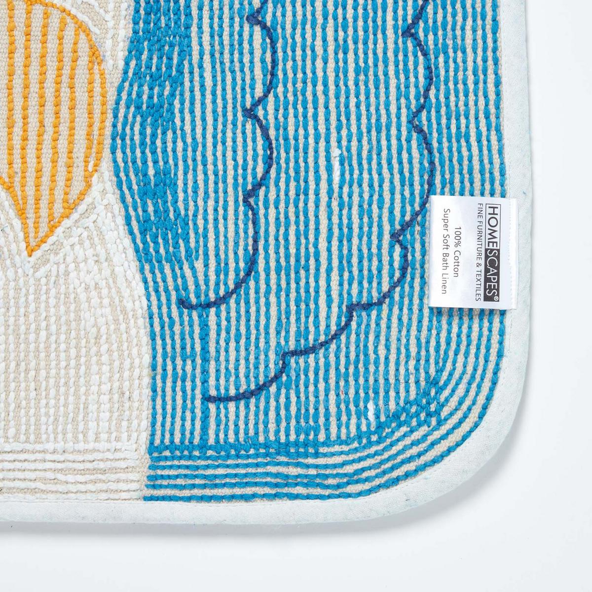 BADLÄUFER Ententeich 50/125 cm, Baumwolle - Multicolor, Textil (50/125cm) - Homescapes