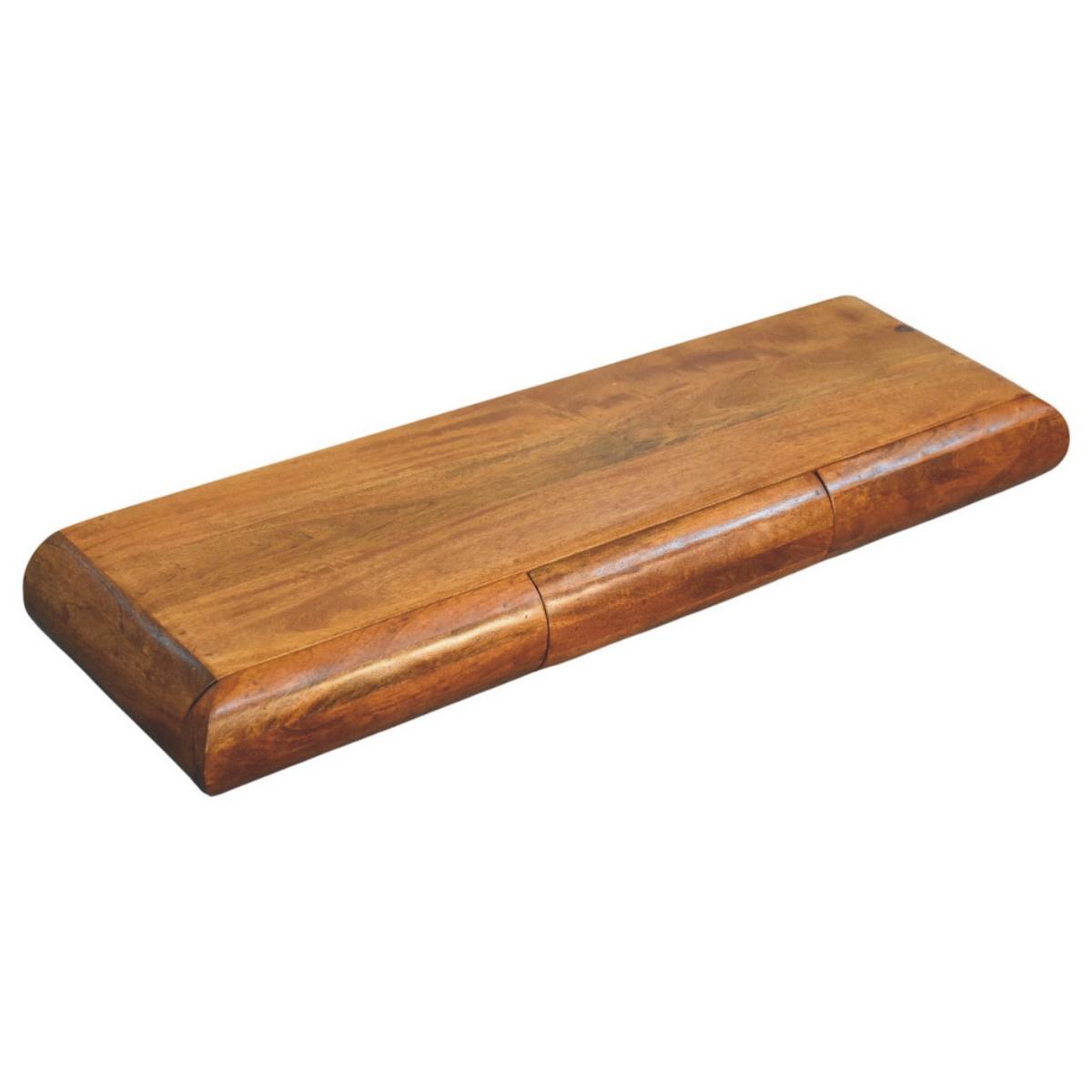 KONSOLENTISCH mit Amber-Eichen-Finish, 2 Schubladen, geröstetes Braun - Braun, Holz (110/12/32cm) - Artisan Furniture