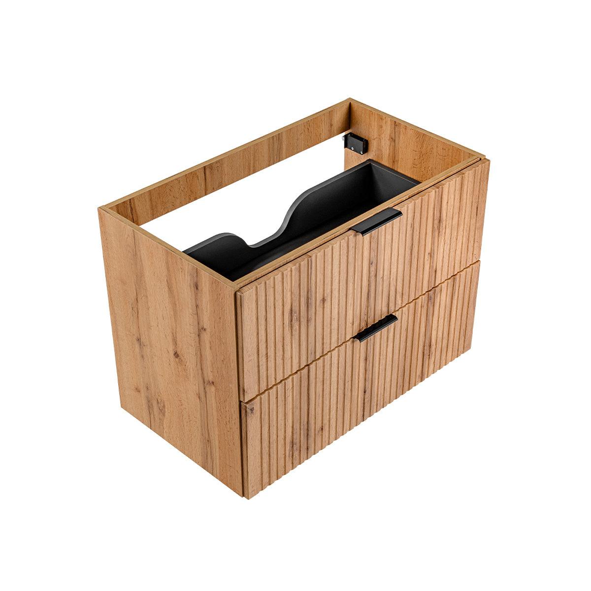 WASCHTISCHUNTERSCHRANK 80.4cm Adriel Holz - Braun, Holzwerkstoff (80.4/57/46cm) - Petits-meubles