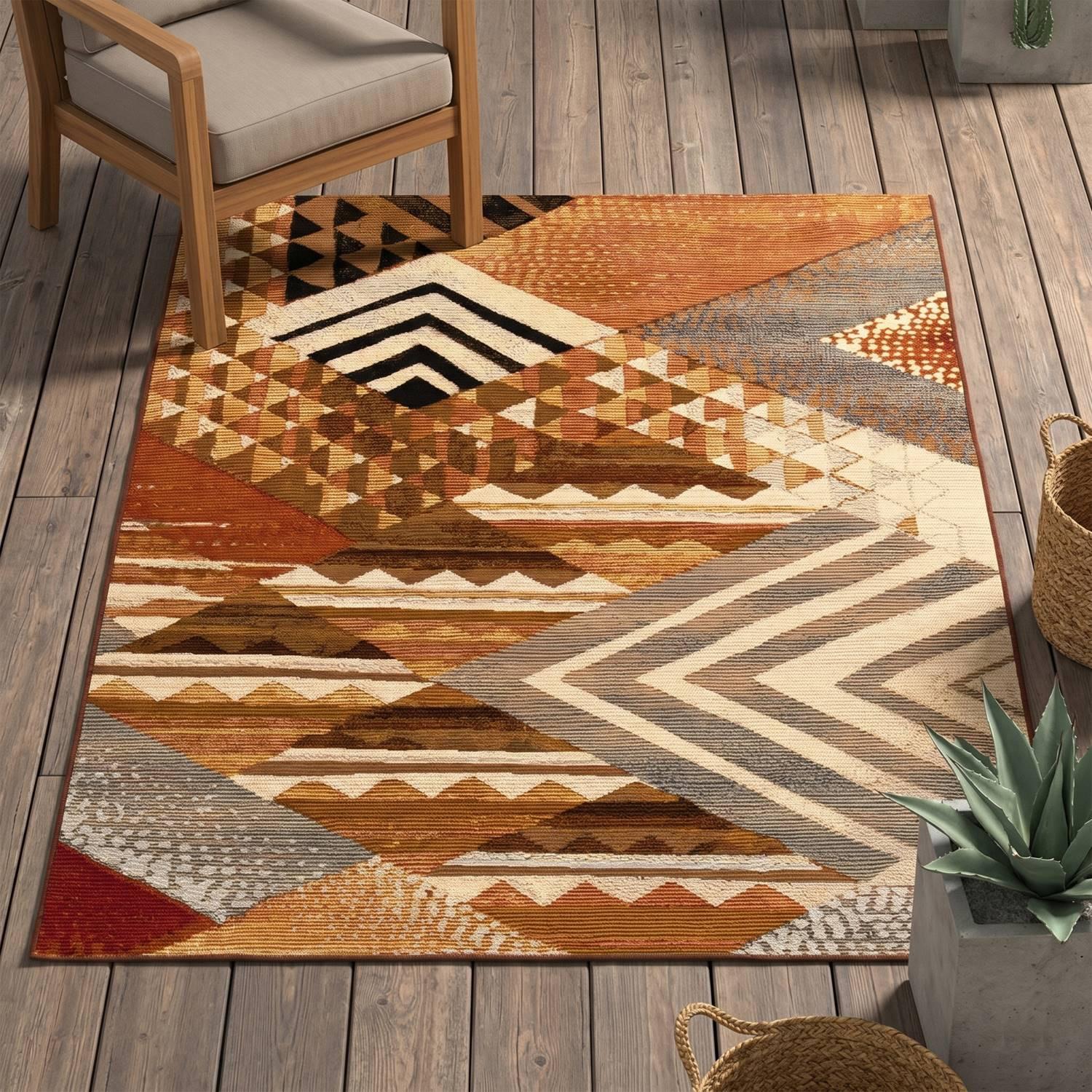 OUTDOORTEPPICH Aurora 160x235 cm - Braun, Textil (160/235cm) - Gino Falcone