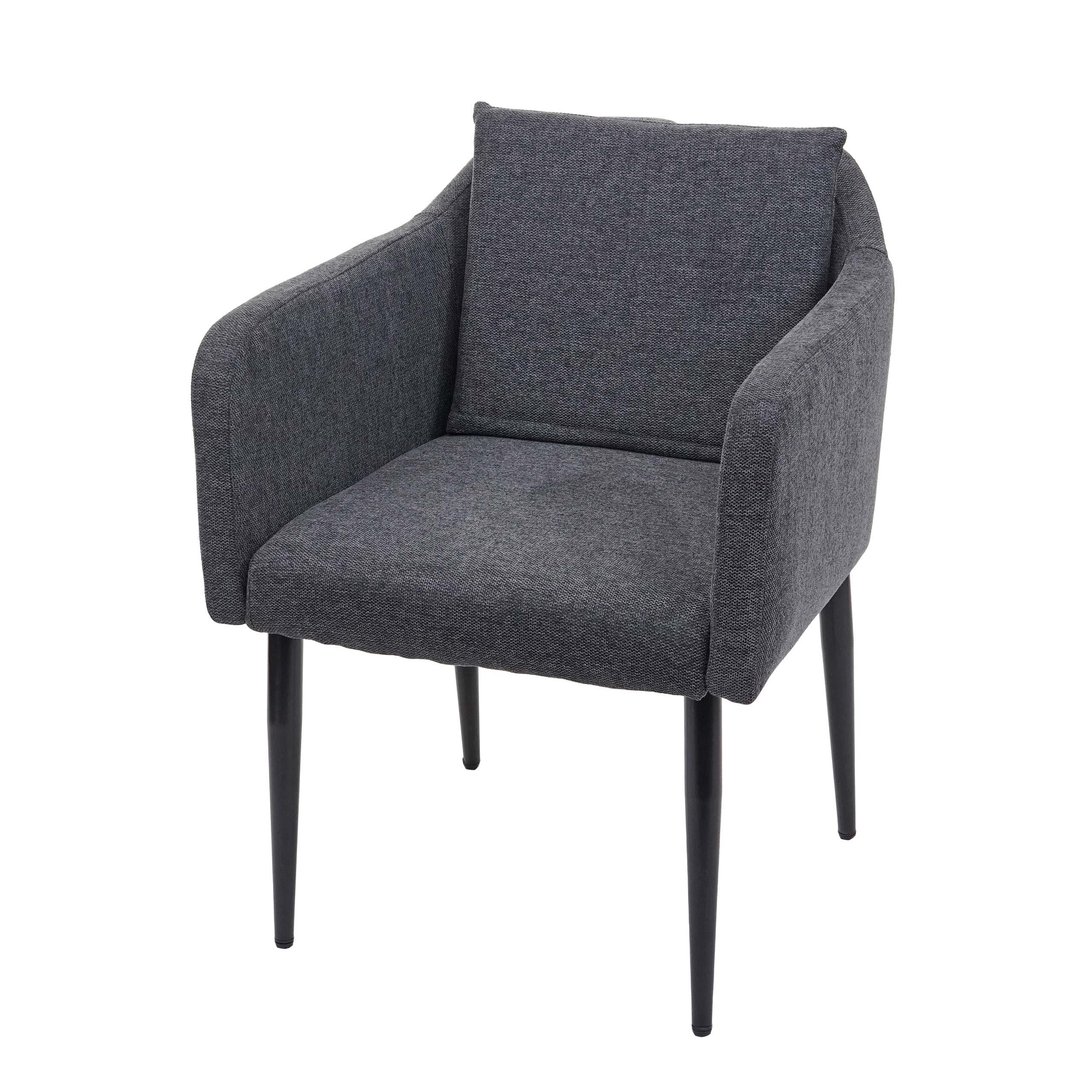 ESSZIMMERSTUHL Anthrazit - Dunkelgrau/Anthrazit, Textil (60/86/65cm) - MCW