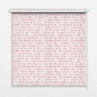 INNENROLLO - Fensterrollo - Rollo - 70x140 cm - Rosa Pfeile nach oben und unten - Pink, Kunststoff (70/140/0.5cm) - TULUP