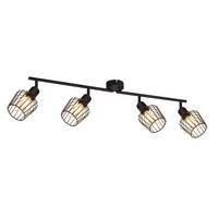 DECKENSTRAHLER Dynamisch 71/10/20 cm - Schwarz, Metall (71/10/20cm) - ZMH