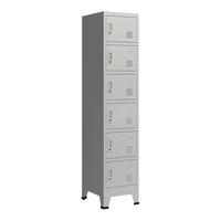 SPIND Joroinen - Grau, Metall (38/180/45cm) - [en.casa]