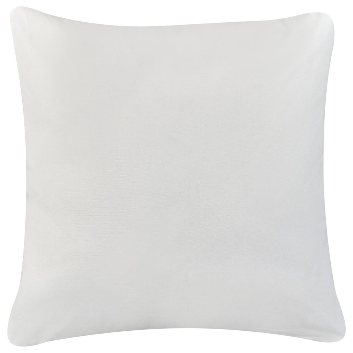 GARTENKISSEN 2er-Set Bunt 45/45 cm Tranqui - Multicolor/Weiß, Textil (45/12/45cm) - Beliani