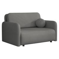 SCHLAFSOFA Viva Sun II - Greige/Schwarz, Holz/Textil (130/85/103cm) - MIRJAN24