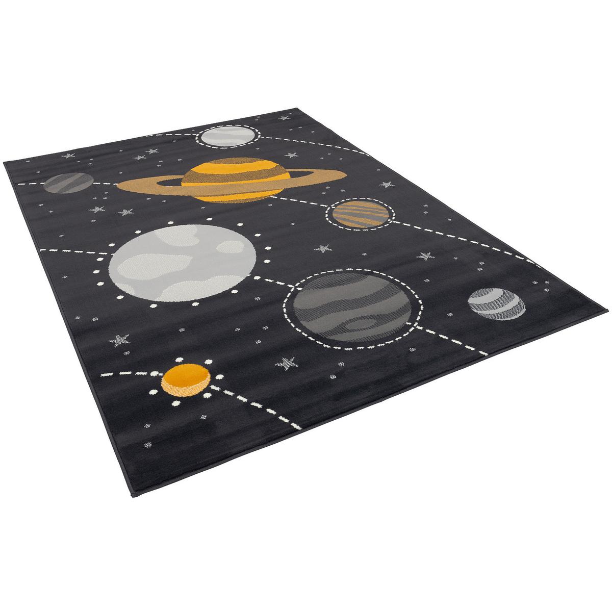 KINDERTEPPICH PASSION KIDS PLANETEN - Grau, Textil (200/290cm) - Pergamon
