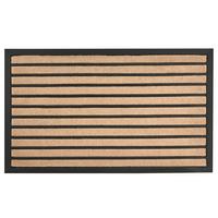 FUSSMATTE Naturfarben 45/75 cm Zagros - Naturfarben, Textil (75/45cm) - Beliani