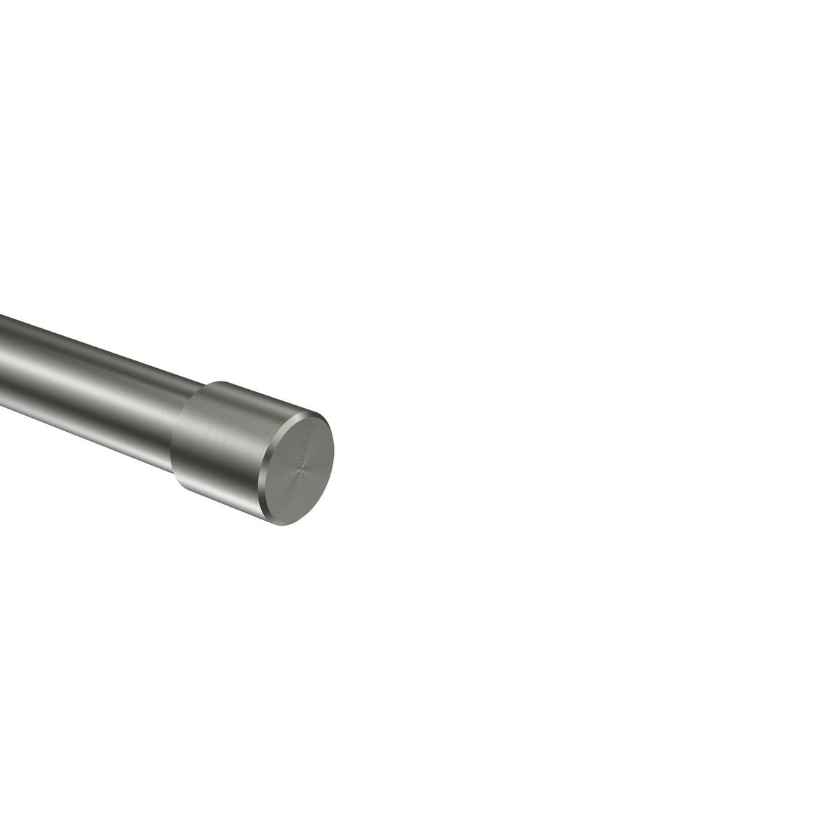 ENDSTÜCKE FÜR GARDINENSTANGEN 20 mm Ø, Santo Edelstahl, Packung 2 Stück - Edelstahlfarben, Metall (2.5/2.5/2.5cm) - INTERDECO