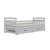 BETT 90/200 Tosia Weiß - Weiß, Holz (90/200cm) - Petits-meubles