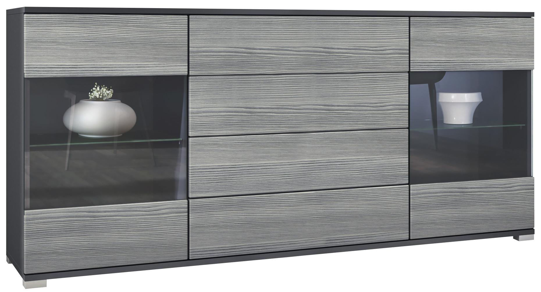 SIDEBOARD Bari Avola-Anthrazit - Anthrazit, Holzwerkstoff (166.5/75.5/35cm) - Vladon