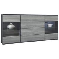SIDEBOARD Bari Avola-Anthrazit - Anthrazit, Holzwerkstoff (166.5/75.5/35cm) - Vladon
