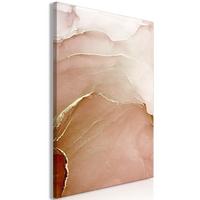 KUNSTDRUCK Braun 40/60 cm - Goldfarben/Braun, Textil (40/60cm) - KUNSTLOFT