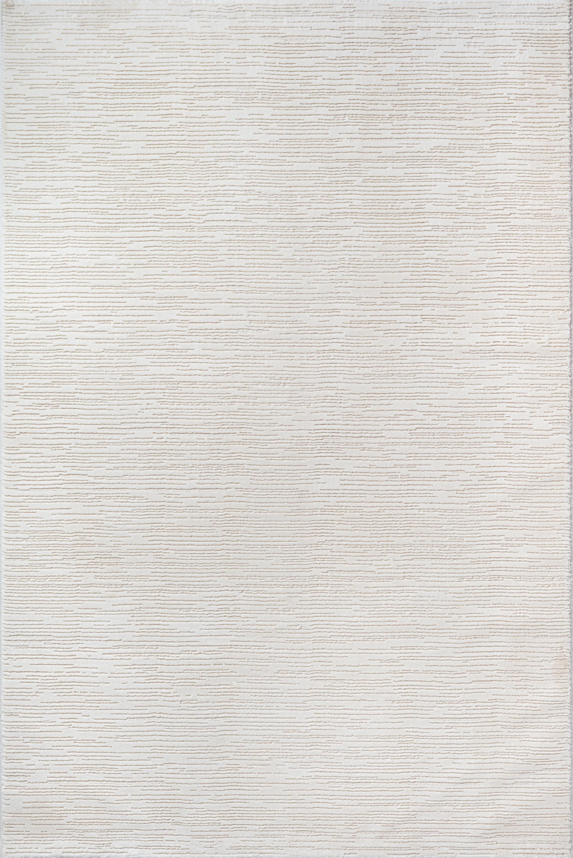 KURZFLORTEPPICH Streifen KASOS Polyester Creme 200 x 290 cm - Beige, Textil (200/290cm) - KADIMA DESIGN
